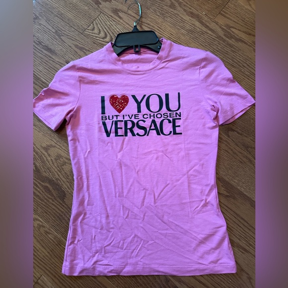 Versace slogan-print T-shirt (New) - Picture 7 of 9